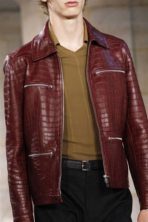 hermes mens leather jackets|Hermes men's sale.